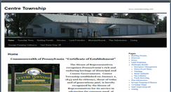 Desktop Screenshot of centretownship.com